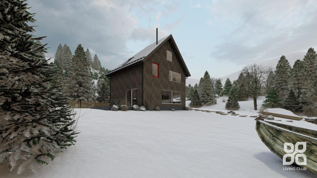 Architektúra – Horský dom, Vysoké Tatry – pohľad 2