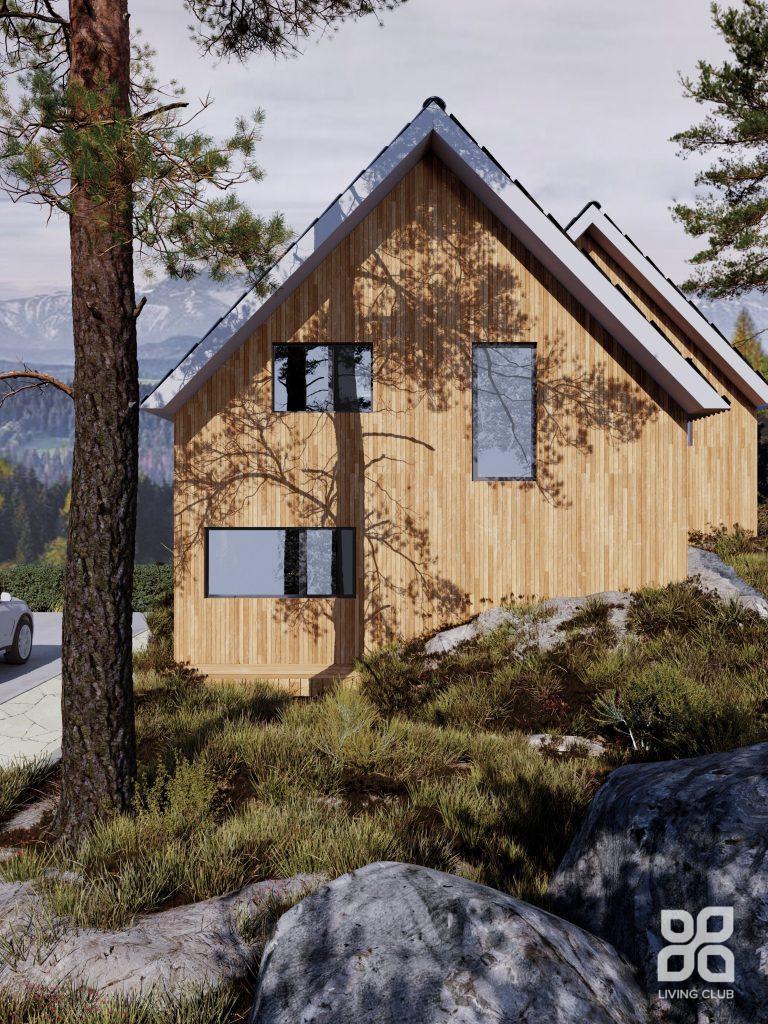 Architektúra – Horské rekreačné domy – pohľad 4