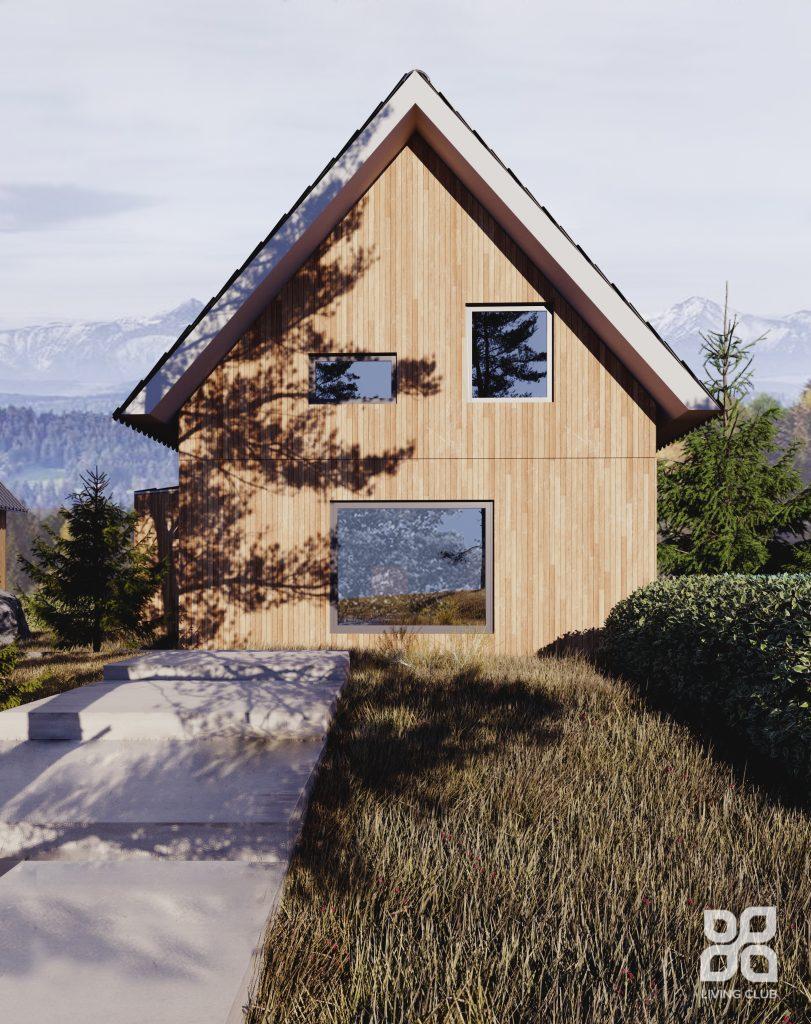 Architektúra – Horské rekreačné domy – pohľad 6