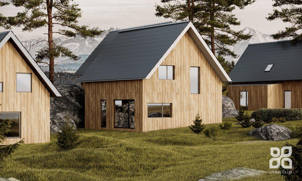 Architektúra – Horské rekreačné domy – pohľad 7