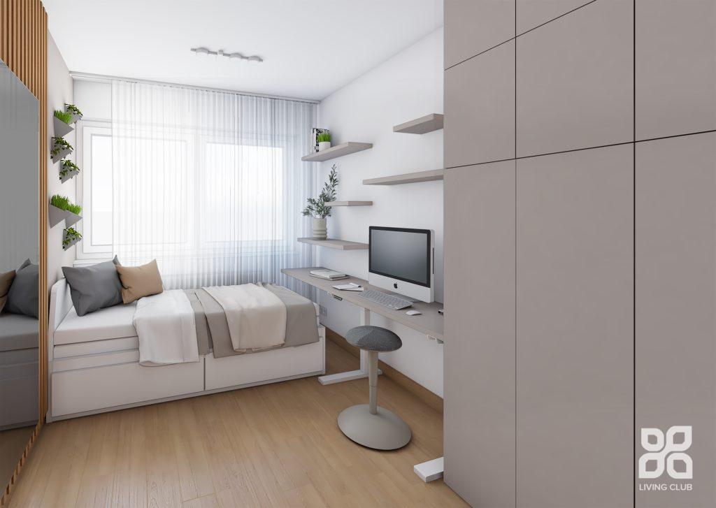 Interiér – 4-izbový byt, Karlova Ves, Bratislava – pohľad 2