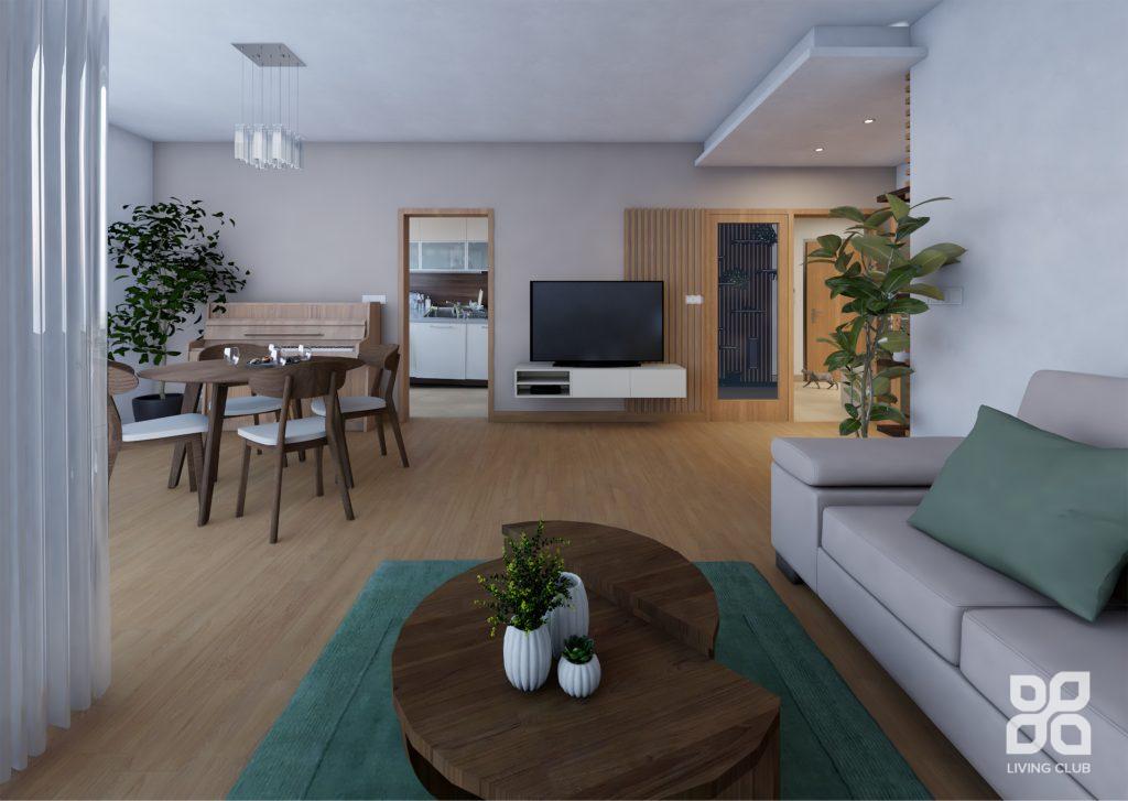 Interiér – 4-izbový byt, Karlova Ves, Bratislava – pohľad 4