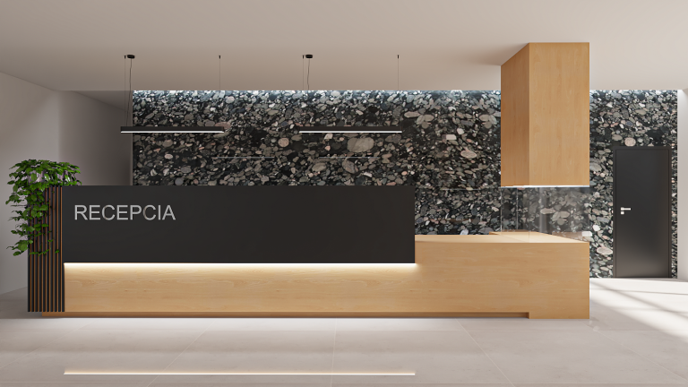 Recepcia hotela, Levice