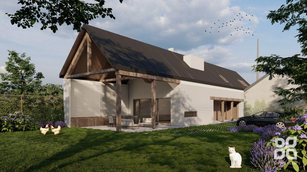 Architektúra – Rekreačný dom, Bardoňovo – pohľad 4