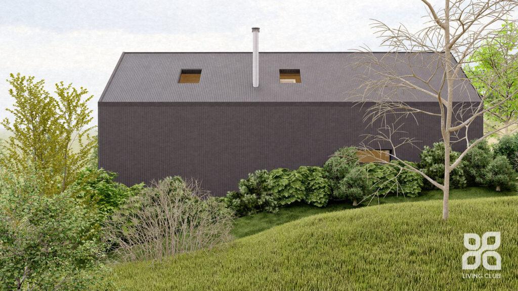 Architektúra – Rodinný dom, Zlatá Noha – pohľad 7