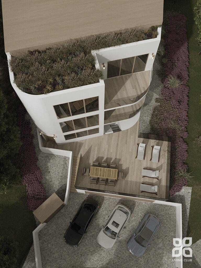 Architektúra – Rodinný dom, Koliba, Bratislava – pohľad 4