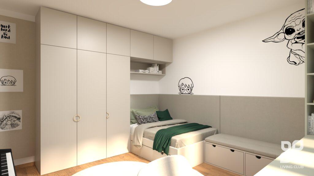 Interiér – Detská izba, Staré Mesto, Bratislava – pohľad 3