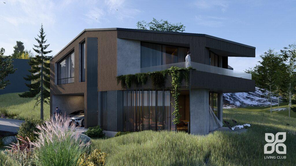 Architektúra – Vila A, Trimbach – pohľad 3