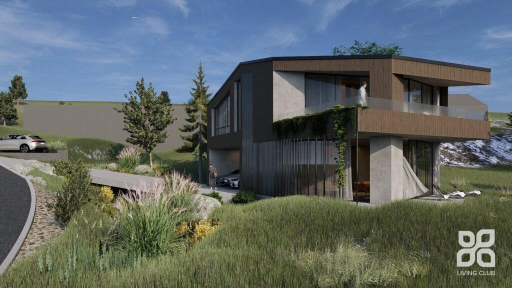 Architektúra – Vila A, Trimbach – pohľad 2