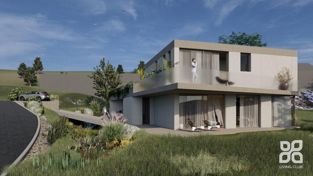 Architektúra – Vila B, Trimbach – pohľad 4